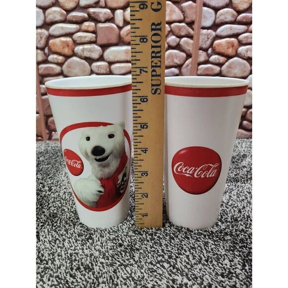 Coca Cola Bear Bank and Cups #A6 - Picture 6 of 7